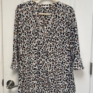 Maurices Animal Print Blouse